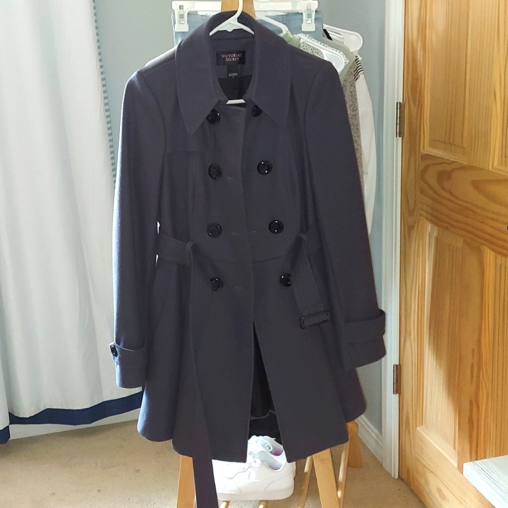 Peacoat, Victoria Secret pleated wool